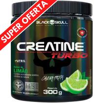 Creatina Monohidratada Creatine Turbo Black Skull Energia Força Ganho de Massa Muscular Creatina Monohidratada Creatine Turbo Black Skull Energia Força Ganho de Massa Muscular
