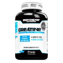 Creatina Monohidratada e Micronizada Pote 120 Capsulas Creatine 100% Pura Rápida Absorção - Body Nutry