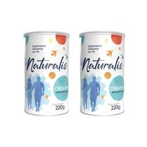 Creatina Monohidratada em Pó Naturalis Lata com 220g