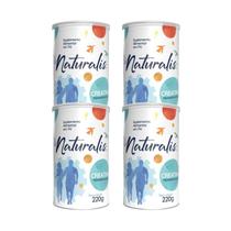Creatina Monohidratada em Pó Naturalis Lata com 220g Creatina Monohidratada em Pó Naturalis Lata com 220g