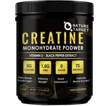 Creatina monohidratada em pó Nature Target 6,5g 75 porções