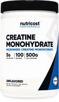 Creatina monohidratada em pó Nutricost 500g micronizada