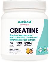 Creatina monohidratada em pó Nutricost Peach Mango 300g