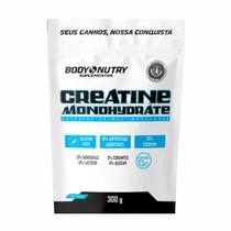 Creatina Monohidratada em Pó Refil 300g 50 Porções Creatine Monohydrate 3000mg por porção Carboidratos