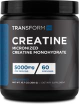 Creatina monohidratada em pó TransformHQ 5000 mg 60 porções