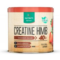 Creatina Monohidratada HMB 40+ Nutrify Morango 300g