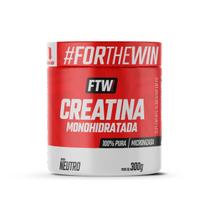 Creatina monohidratada micronizada 100% pura ftw sem sabor 300g