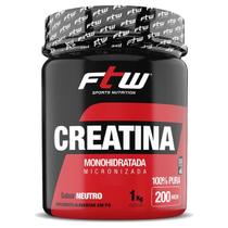 Creatina Monohidratada Micronizada - 1000G Neutro - Ftw - Fitoway