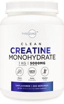 Creatina Monohidratada Micronizada 1kg - 200 Porções - Tipo Zero