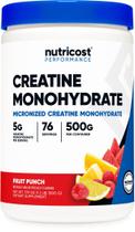 Creatina Monohidratada Nutricost Fruit Punch 500g Creatina Monohidratada Nutricost Fruit Punch 500g