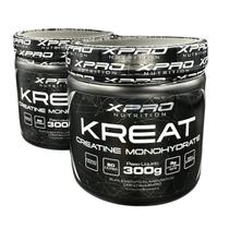creatina monohidratada po 300g Suplemento X-pro Nutrition Sem Sabor 300g Kit 2 unidades - Xpro