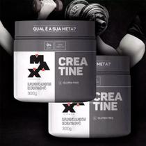 Creatina Monohidratada Pote 150g - Max Titanium Kit com 2/Unidade