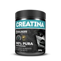 Creatina Monohidratada Pote 300g - 100% Pura Importada - Soldiers Nutrition