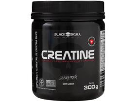 Creatina Monohidratada Pote 300g - Black Skull