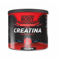 Creatina monohidratada pura (200g) monster body