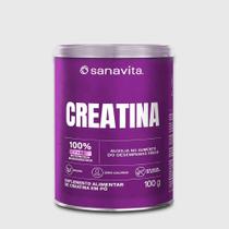 Creatina Monohidratada Pura Sabor Neutro 100g Sanavita