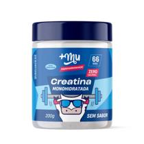 CREATINA MONOHIDRATADA SEM SABOR 200g +MU