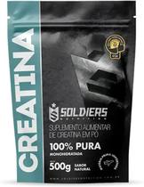 Creatina Monohidratada soldiers 100% Pura 500g