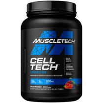 Creatina Monohidrato em pó muscletech cell-tech creatine powder pós treino recuperação de recuperação de recuperação muscular construtor de músculos para homens e mulheres muscle building creatine suplementos fruit punch, 3 lbs (27 Serv)