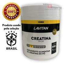Creatina Monoidratada em Pó Pura 300g com Dosador - Lavitan Creatina Monoidratada em Pó Pura 300g com Dosador - Lavitan