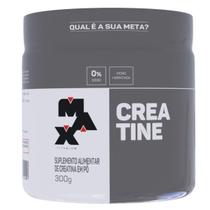 Creatina pó max titanium 100% pura energia academia musculação pote 300g
