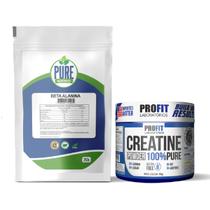 Creatina Powder 150g Profit + Beta Alanina 250g Pure - Profit e Pure Ingredient's