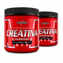 Creatina Powder Hardcore Integralmédica 300g Kit com 2x