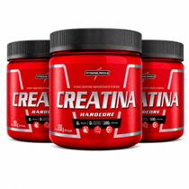 Creatina Powder Hardcore Integralmédica 300g Kit com 3x Creatina Powder Hardcore Integralmédica 300g Kit com 3x