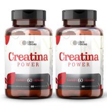 Creatina Power 3g 60 Cápsulas Força, Desempenho e Ganho de Massa Muscular Suplemento 2 portes Creatina Power 3g 60 Cápsulas Força, Desempenho e Ganho de Massa Muscular Suplemento 2 portes