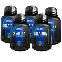 Creatina Power - 60 cáps De 500mg kit com 5 potes