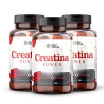 Creatina Power Pura 3g por Dose - 60 Cápsulas Creatina Monohidratada Desempenho Físico e Força