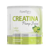 Creatina Pump Juice 200g Sabor Limão ApisNutri Creatina Pump Juice 200g Sabor Limão ApisNutri