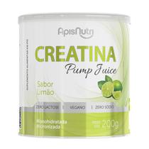 Creatina Pump Juice 200g Sabor Limão ApisNutri