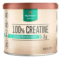 Creatina Pura 100 Creatine Monohidratada Pote 300g Nutrify Sabor Neutro Creatina Pura 100 Creatine Monohidratada Pote 300g Nutrify Sabor Neutro
