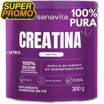 Creatina Pura 100% SANAVITA Monohidratada Micronizada - O Suplemento da Mulher