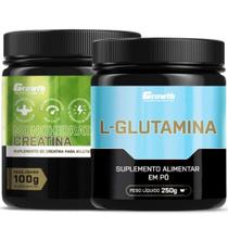 Creatina Pura 100g + Glutamina Pura 250g Growth Supplements Creatina Pura 100g + Glutamina Pura 250g Growth Supplements