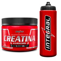 Creatina Pura 150G + Squeeze 800Ml Vermelha Integralmedica Creatina Pura 150G + Squeeze 800Ml Vermelha Integralmedica