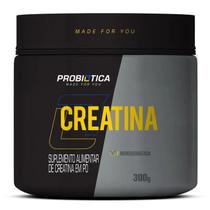 Creatina Pura 300 G - Probiótica Monohidratada Micronizada