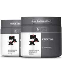 Creatina Pura 300g + Creatina Pura 100g Max Titanium