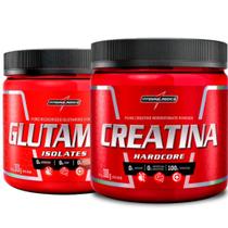 Creatina Pura 300g + Glutamina Pura 300g Integralmedica