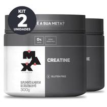 Creatina Pura 300g Max Titanium Kit 2 Potes