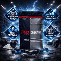 Creatina pura 300g refil md nutrition