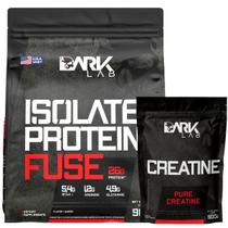 Creatina Pura 500g + Isolate Protein Fuse 900g Dark Lab