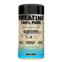Creatina Pura Body Nutry, Pote 120 Cápsulas, Monohidratada e Micronizada com rápida absorção