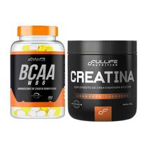 Creatina Pura Micronizada 150g + Bcaa 120 Capsulas Fullife Creatina Pura Micronizada 150g + Bcaa 120 Capsulas Fullife