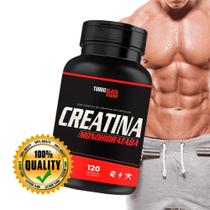 Creatina Pura Monohidratada 120 Cápsulas Turbo Black Vitamin