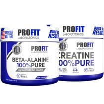 Creatina Pura Monohidratada 150g + Beta Alanina 100% Pura 120g - Profit Creatina Pura Monohidratada 150g + Beta Alanina 100% Pura 120g - Profit