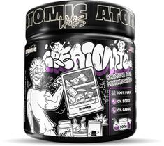 Creatina Pura Monohidratada 300g Atomic Labs Sabor Neutro