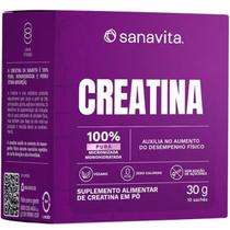Creatina Pura Monohidratada Micronizada Sanavita Sachê 30g