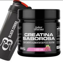 Creatina saborosa 300gr + coqueteleira Creatina saborosa 300gr + coqueteleira